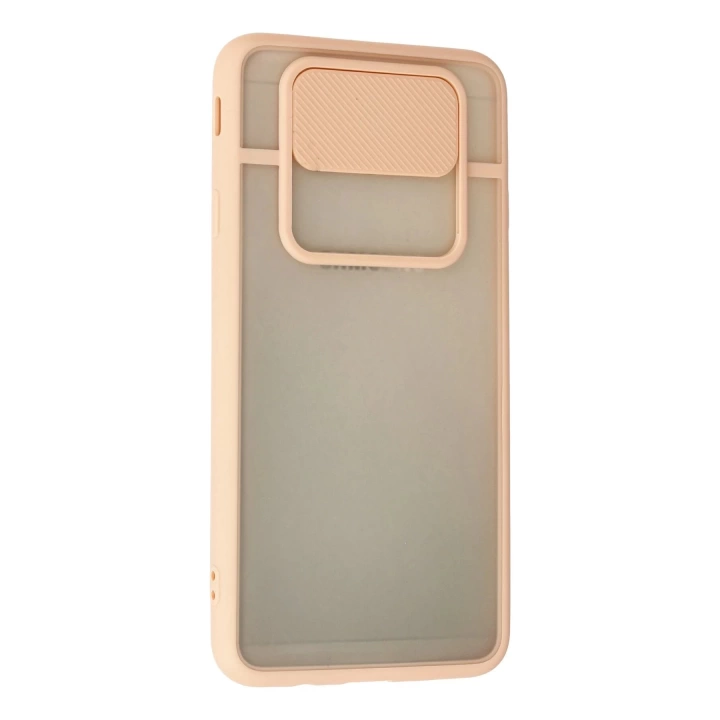 BFS  Samsung Galaxy J7 Prime Kılıf Palm Buzlu Kamera Sürgülü Silikon - Pembe
