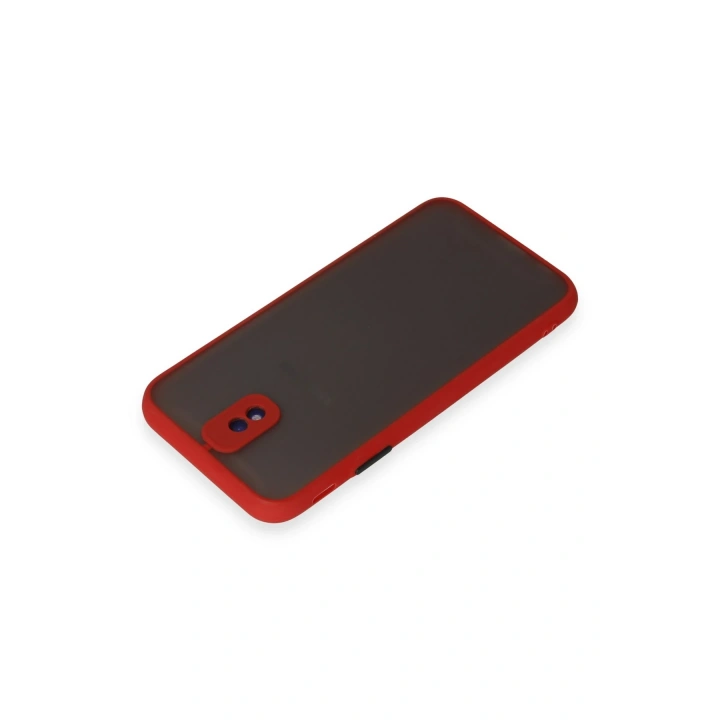 BFS  Samsung Galaxy J7 Pro / J730 Kılıf Montreal Silikon Kapak - Kırmızı