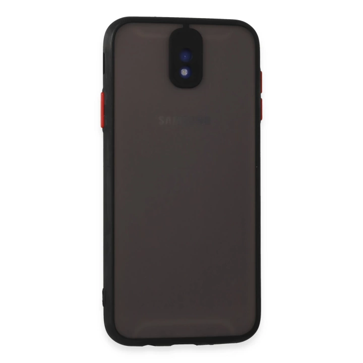 BFS  Samsung Galaxy J7 Pro / J730 Kılıf Montreal Silikon Kapak - Siyah