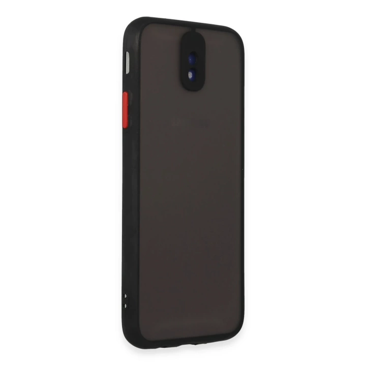 BFS  Samsung Galaxy J7 Pro / J730 Kılıf Montreal Silikon Kapak - Siyah