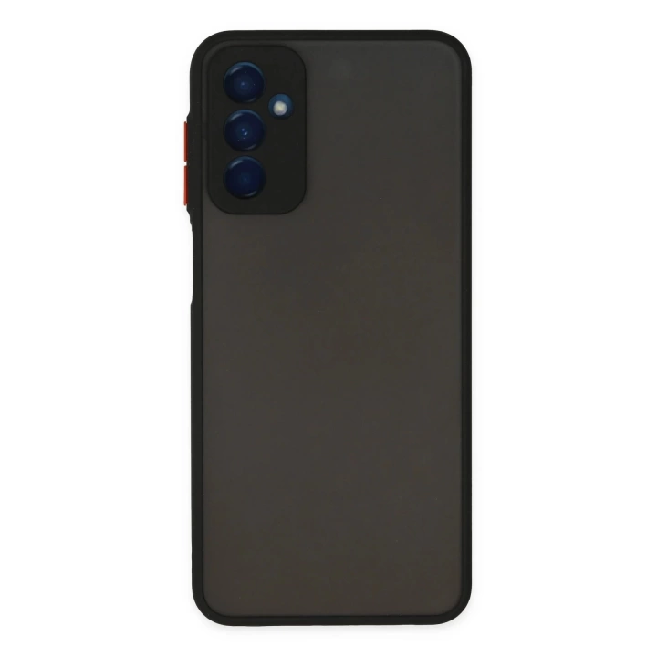 BFS  Samsung Galaxy M13 Kılıf Montreal Silikon Kapak - Siyah