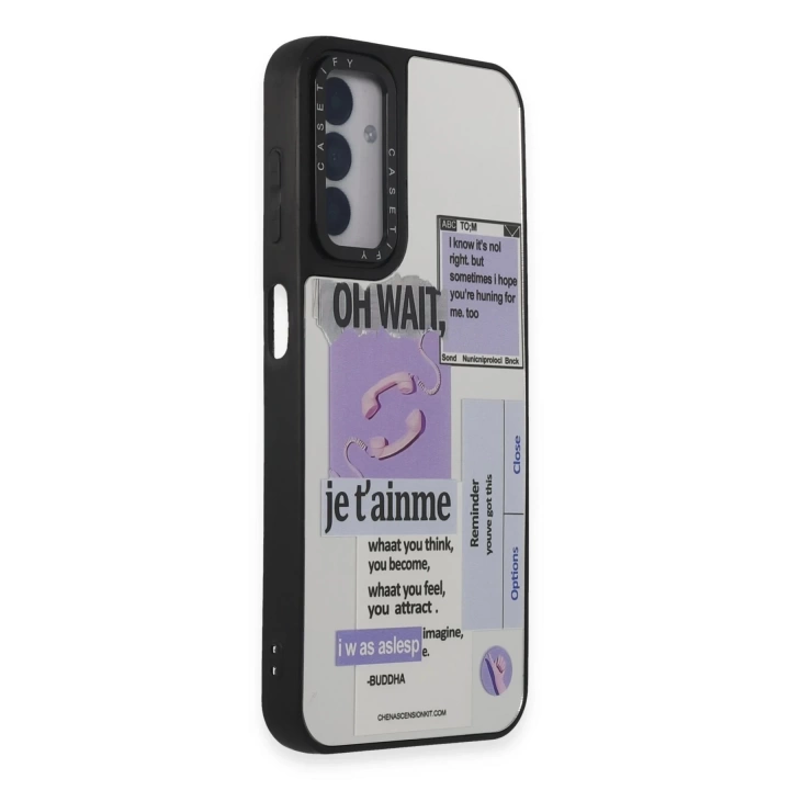 BFS  Samsung Galaxy M14 5G Kılıf Mirror Desenli Kapak - Mirror - 4