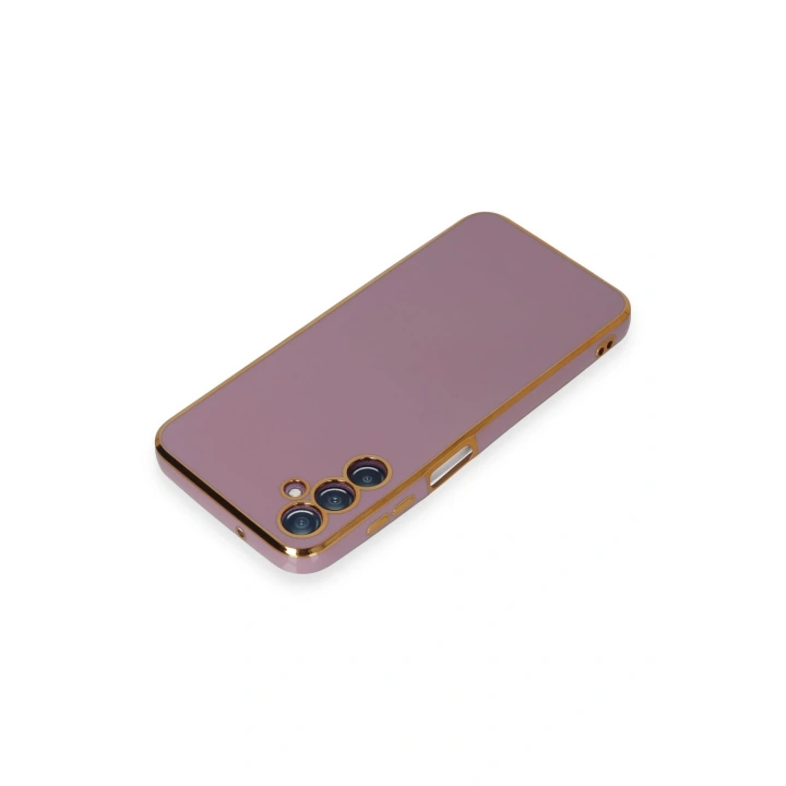 BFS  Samsung Galaxy M14 5G Kılıf Volet Silikon - Mor