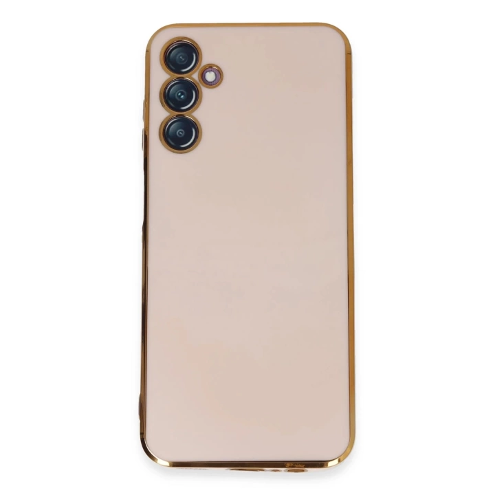 BFS  Samsung Galaxy M14 5G Kılıf Volet Silikon - Pembe