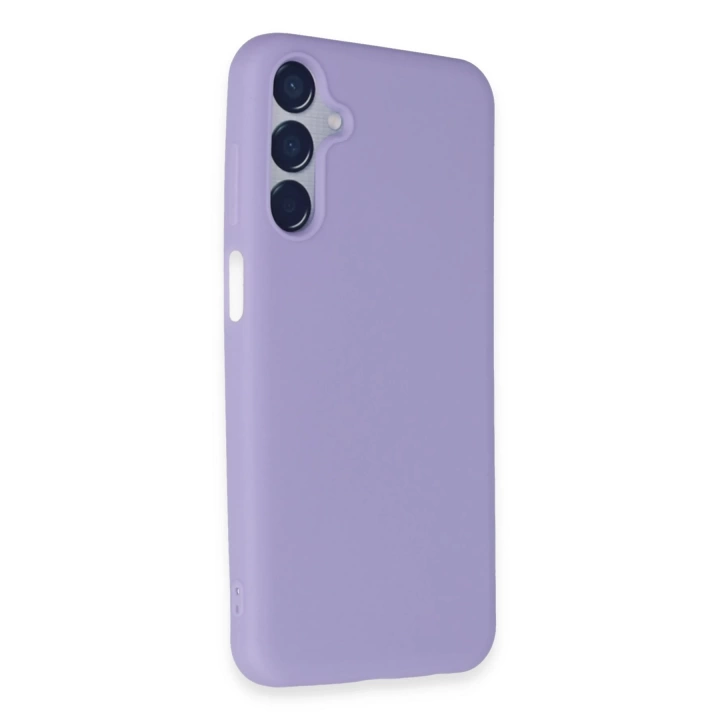 BFS  Samsung Galaxy M15 Kılıf First Silikon - Lila