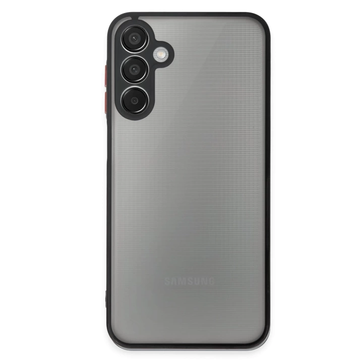BFS  Samsung Galaxy M15 Kılıf Montreal Silikon Kapak - Siyah
