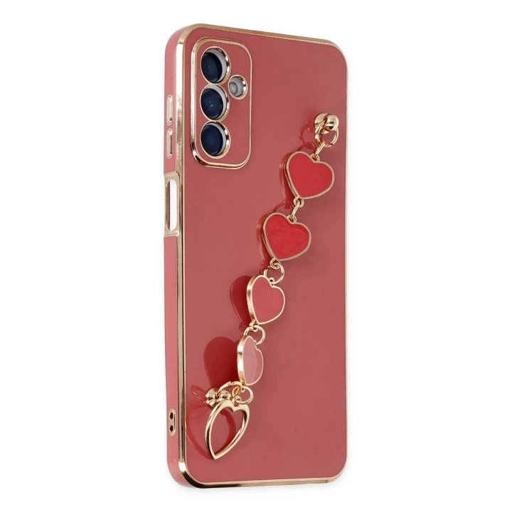 BFS  Samsung Galaxy M23 Kılıf Esila Silikon - Kırmızı