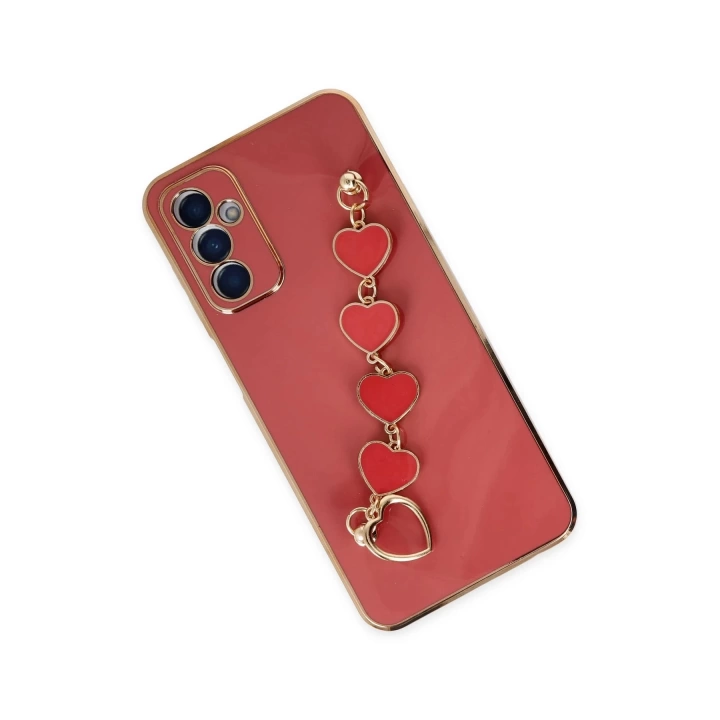 BFS  Samsung Galaxy M23 Kılıf Esila Silikon - Kırmızı