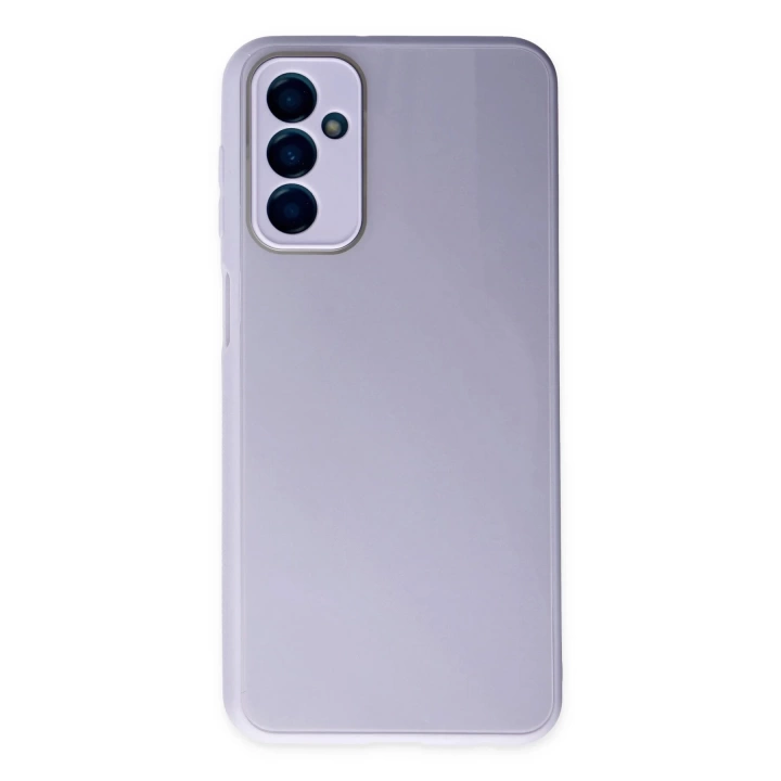 BFS  Samsung Galaxy M23 Kılıf Glass Kapak - Lila