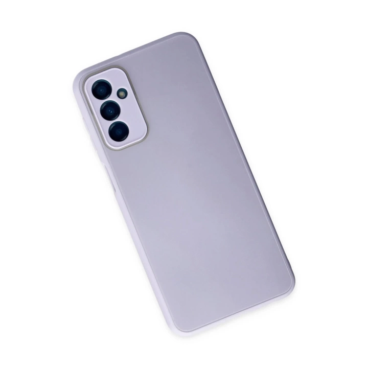 BFS  Samsung Galaxy M23 Kılıf Glass Kapak - Lila