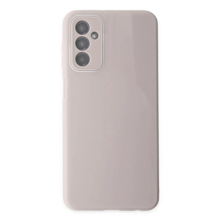 BFS  Samsung Galaxy M23 Kılıf Glass Kapak - Pembe