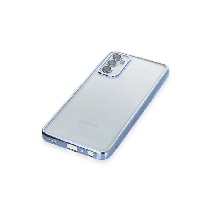 BFS Samsung Galaxy M23 Kılıf Lensli Silikon - Açık Mavi