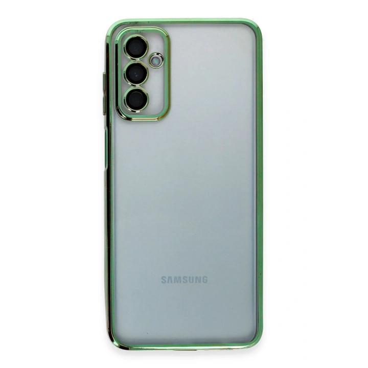 BFS  Samsung Galaxy M23 Kılıf  Lensli Silikon - Yeşil