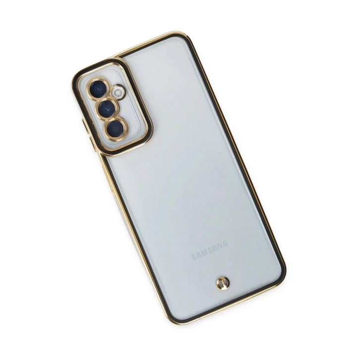 BFS  Samsung Galaxy M23 Kılıf Liva Lens Silikon - Siyah