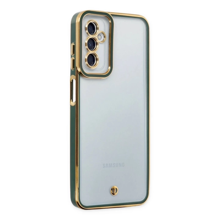 BFS  Samsung Galaxy M23 Kılıf Liva Lens Silikon - Yeşil