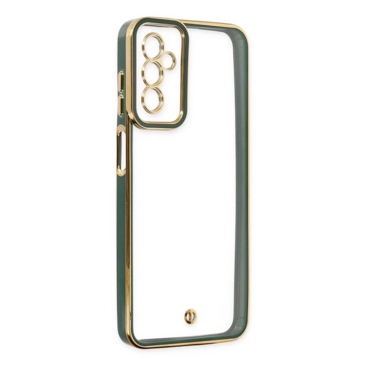 BFS  Samsung Galaxy M23 Kılıf Liva Lens Silikon - Yeşil
