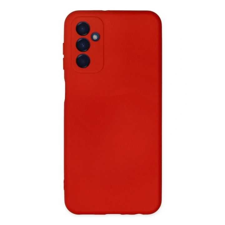 BFS Samsung Galaxy M23 Kılıf Nano içi Kadife Silikon - Kırmızı