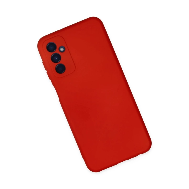 BFS  Samsung Galaxy M23 Kılıf Nano içi Kadife Silikon - Kırmızı