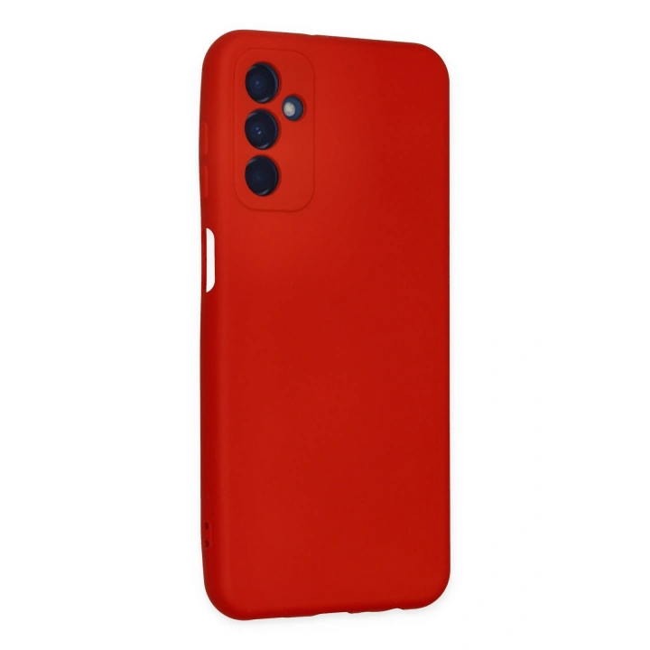 BFS  Samsung Galaxy M23 Kılıf Nano içi Kadife Silikon - Kırmızı