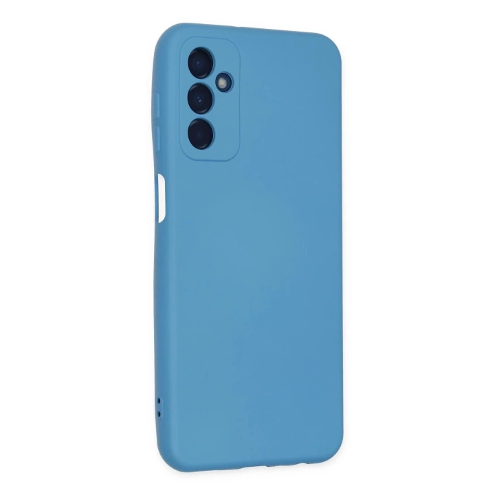 BFS  Samsung Galaxy M23 Kılıf Nano içi Kadife Silikon - Mavi