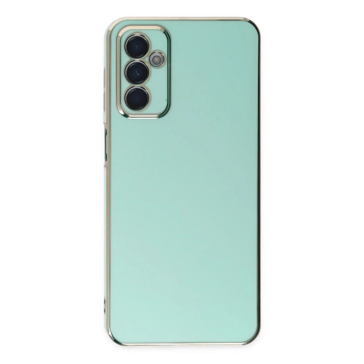 BFS  Samsung Galaxy M23 Kılıf Volet Silikon - Açık Yeşil