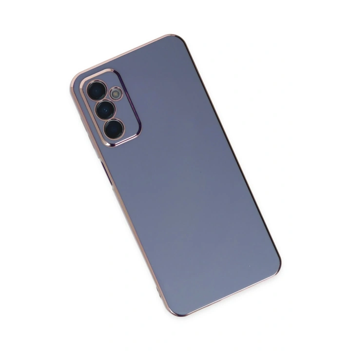 BFS  Samsung Galaxy M23 Kılıf Volet Silikon - Mavi