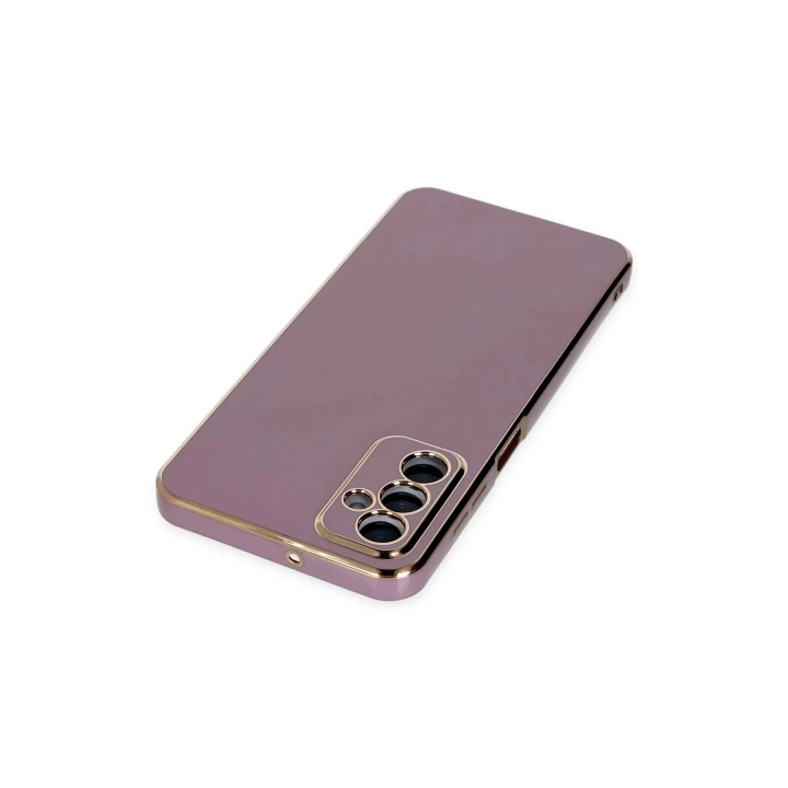 BFS  Samsung Galaxy M23 Kılıf Volet Silikon - Mor