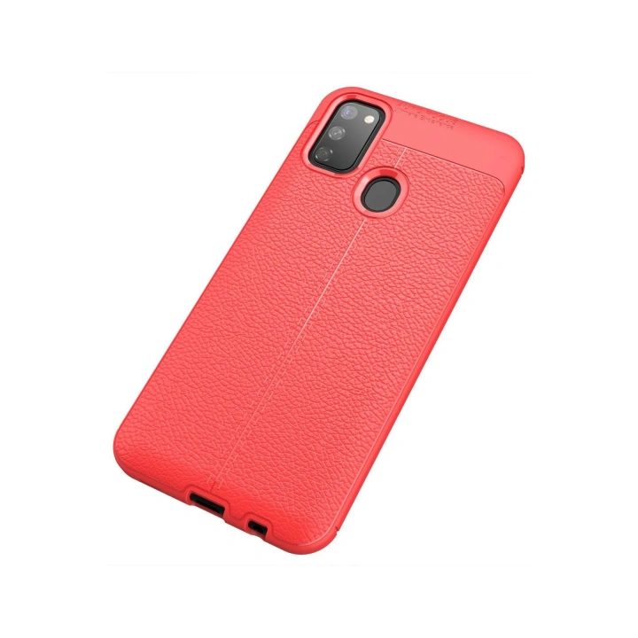 BFS  Samsung Galaxy M30S Kılıf Auto Focus Kapak - Kırmızı