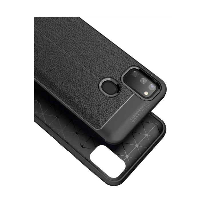 BFS  Samsung Galaxy M30S Kılıf Auto Focus Kapak - Kırmızı