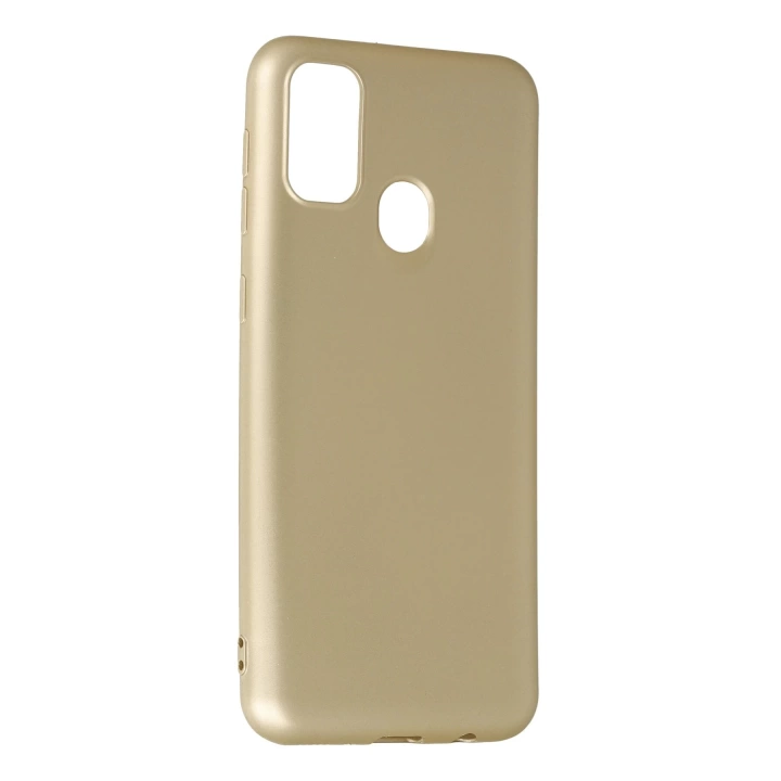 BFS  Samsung Galaxy M30S Kılıf First Silikon - Gold