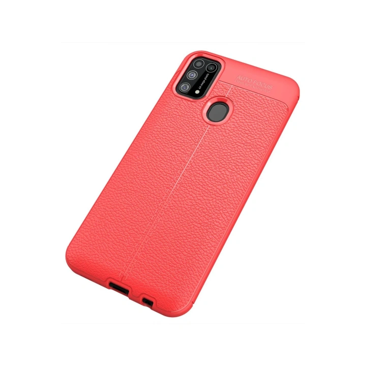 BFS  Samsung Galaxy M31 Kılıf Auto Focus Kapak - Kırmızı