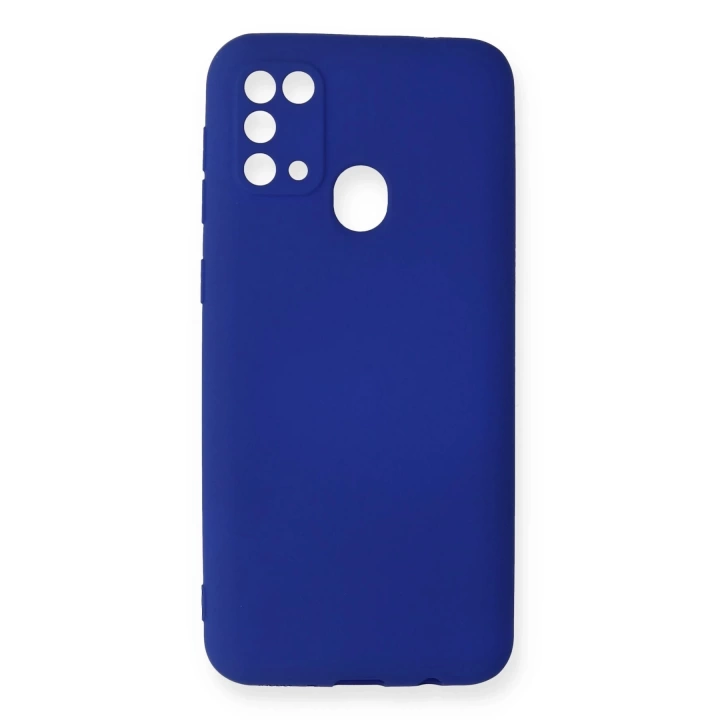 BFS Samsung Galaxy M31 Kılıf First Silikon - Lacivert