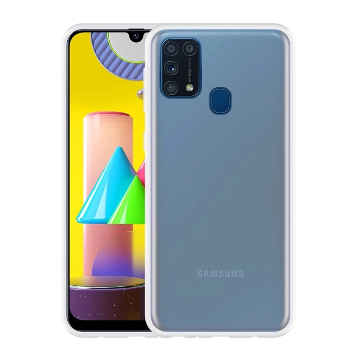 BFS  Samsung Galaxy M31 Kılıf Lüx Şeffaf Silikon