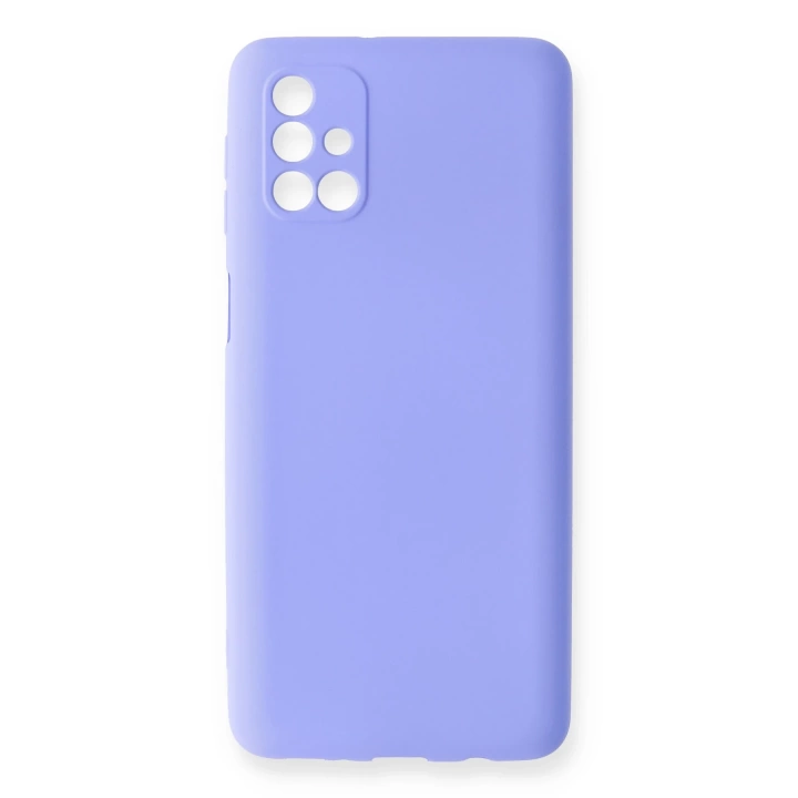 BFS  Samsung Galaxy M31S Kılıf First Silikon - Lila