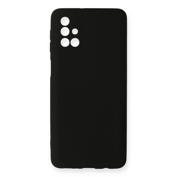 BFS  Samsung Galaxy M31S Kılıf First Silikon - Siyah