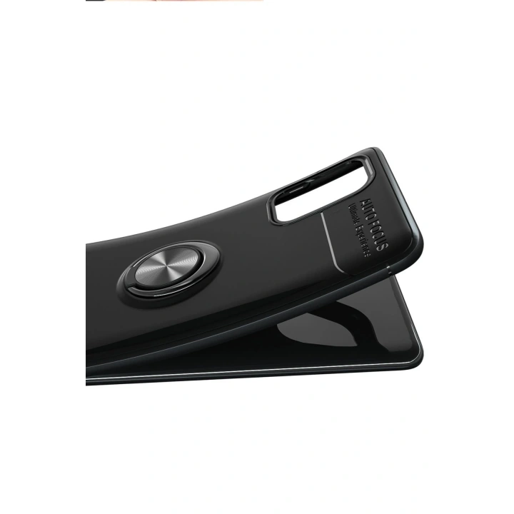 BFS  Samsung Galaxy M31S Kılıf Range Yüzüklü Silikon - Kırmızı