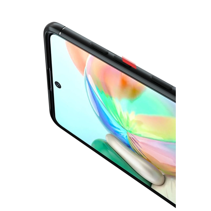BFS  Samsung Galaxy M31S Kılıf Range Yüzüklü Silikon - Mavi