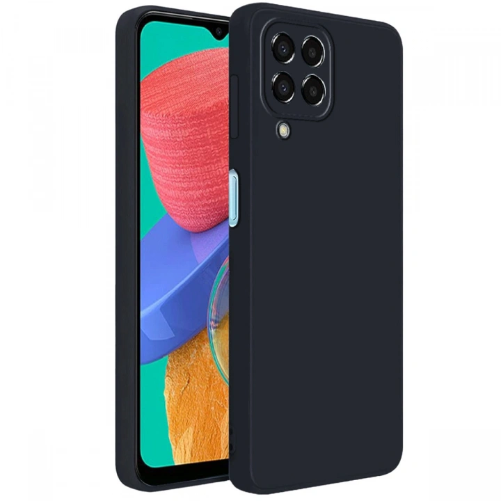 BFS  Samsung Galaxy M33 Kılıf First Silikon - Siyah