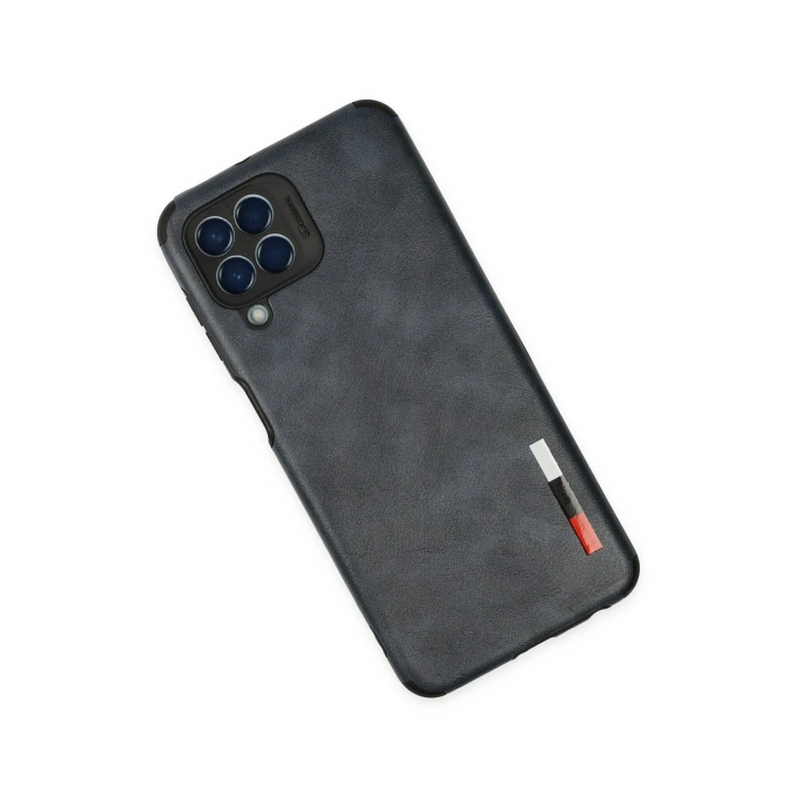 BFS  Samsung Galaxy M33 Kılıf Loop Deri Silikon - Lacivert