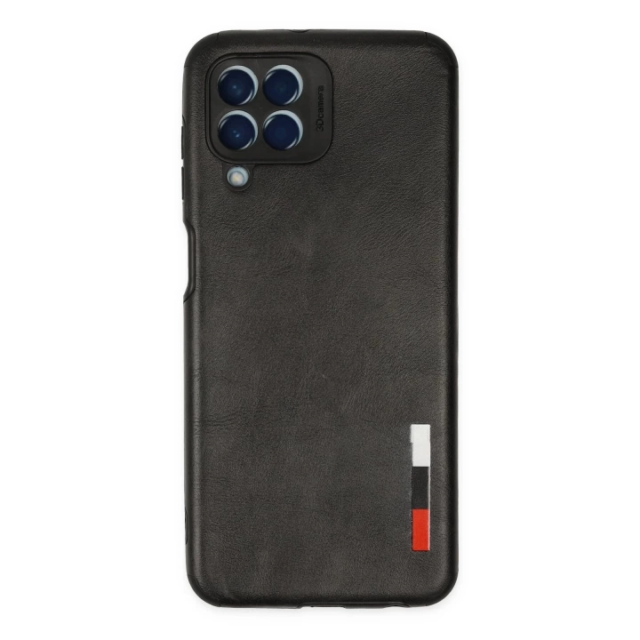 BFS  Samsung Galaxy M33 Kılıf Loop Deri Silikon - Siyah