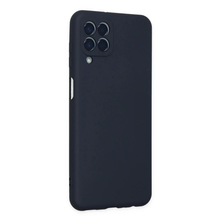 BFS Samsung Galaxy M33 Kılıf Nano içi Kadife Silikon - Lacivert