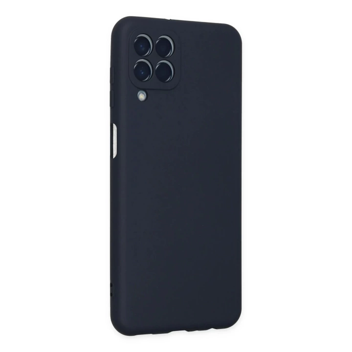 BFS  Samsung Galaxy M33 Kılıf Nano içi Kadife Silikon - Lacivert