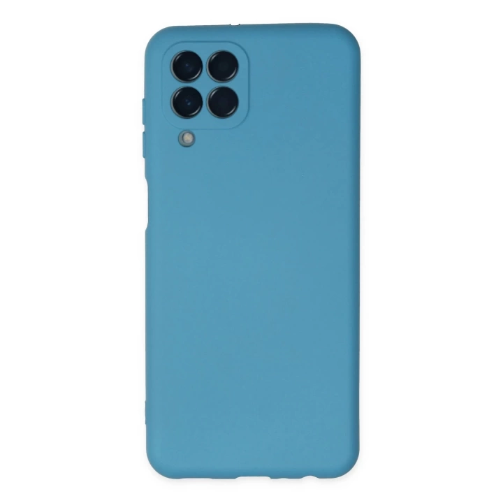BFS  Samsung Galaxy M33 Kılıf Nano içi Kadife Silikon - Mavi