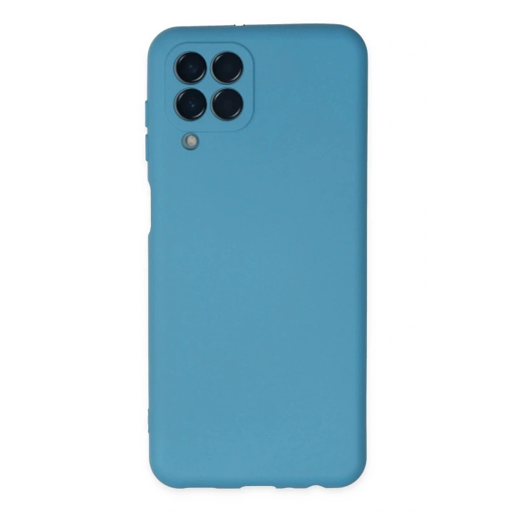 BFS Samsung Galaxy M33 Kılıf Nano içi Kadife Silikon - Mavi