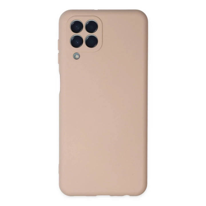 BFS  Samsung Galaxy M33 Kılıf Nano içi Kadife Silikon - Pudra