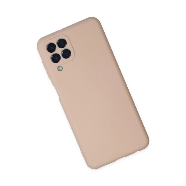 BFS  Samsung Galaxy M33 Kılıf Nano içi Kadife Silikon - Pudra