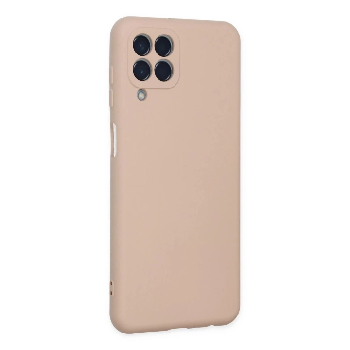 BFS  Samsung Galaxy M33 Kılıf Nano içi Kadife Silikon - Pudra
