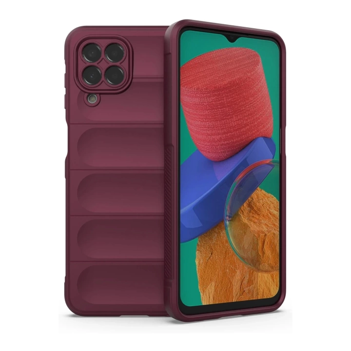 BFS  Samsung Galaxy M33 Kılıf Optimum Silikon - Bordo