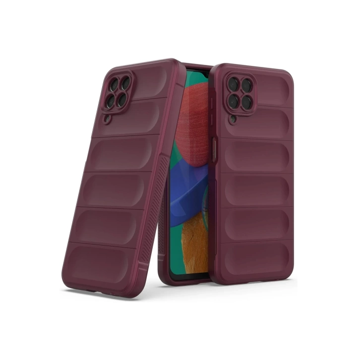 BFS  Samsung Galaxy M33 Kılıf Optimum Silikon - Bordo