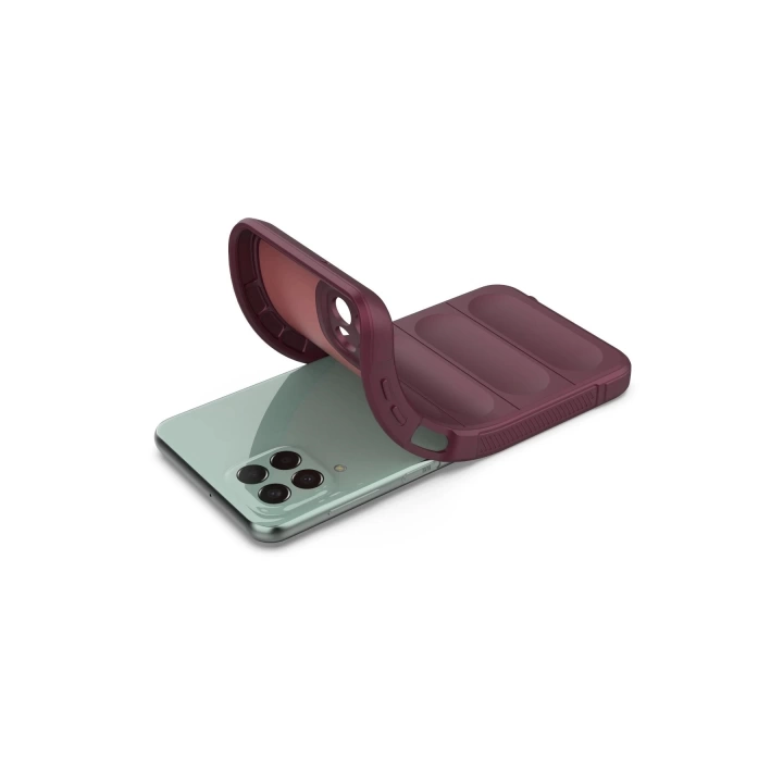 BFS  Samsung Galaxy M33 Kılıf Optimum Silikon - Bordo